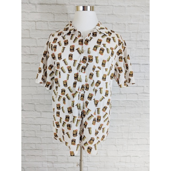 vans pineapple button up